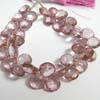 This listing is for the 40 Pieces of AAA quality Mystic Pink Quartz Faceted Heart briolettes in size of 10 mm approx,,Length: 7 inch